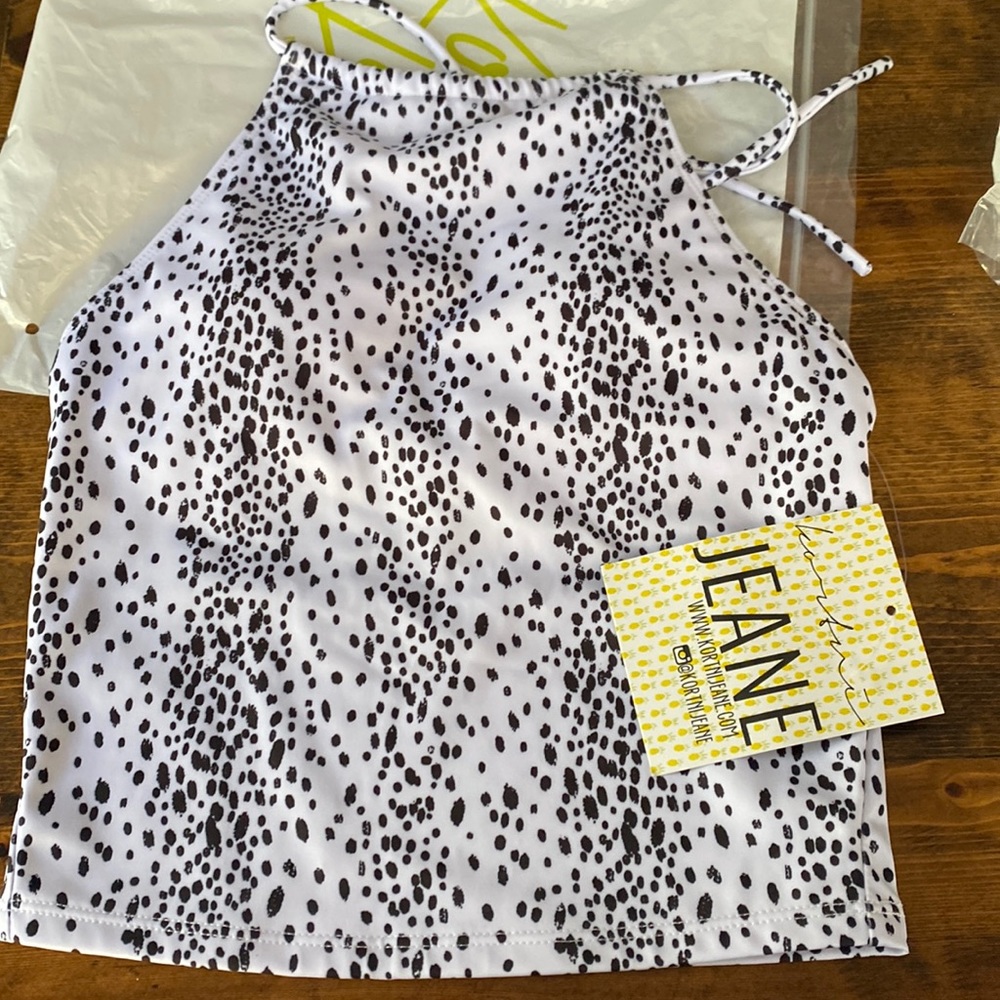 Kortni Jeanne Swim Top NWT
